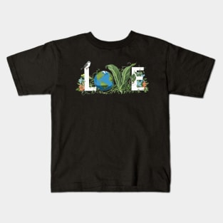 Earth Day Planet Anniversary Earth Day Everyday Kids T-Shirt